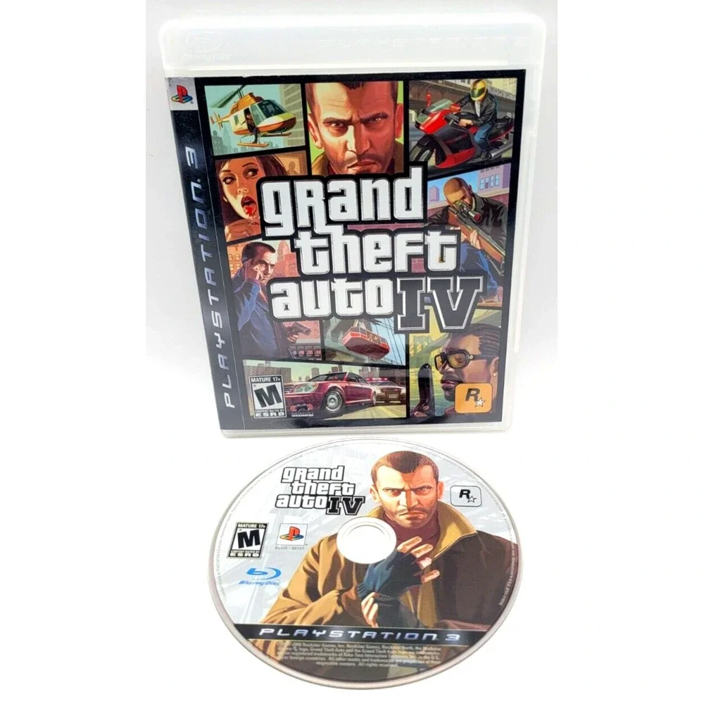 Grand Theft Auto‎ IV Sony Playstation 3 PS3 GAME & CASE ROCKSTAR